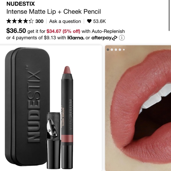 NUDESTIX Purity Intense Matte Lip + Cheek Pencil - Picture 2 of 5